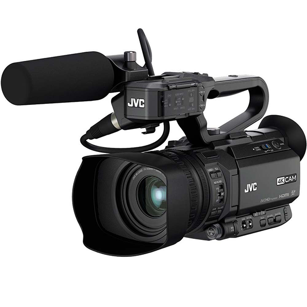 JVC GY-HM250E 4K Compact Camcorder with Streaming